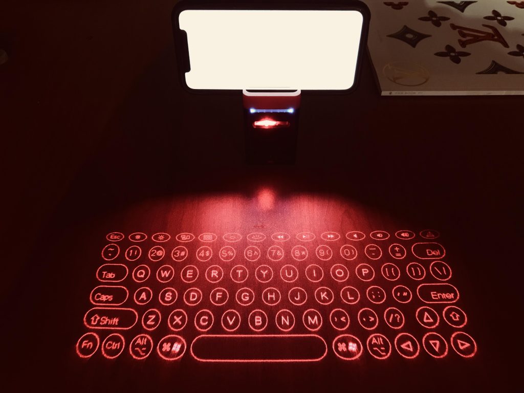 bluetooth laser projection keyboard